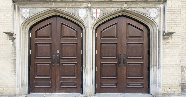 old church doors from anglican church, the anglican church